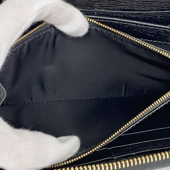 Gucci Zip Around Black Leather Wallet  (Pre-Owned) - Picture 8 of 10